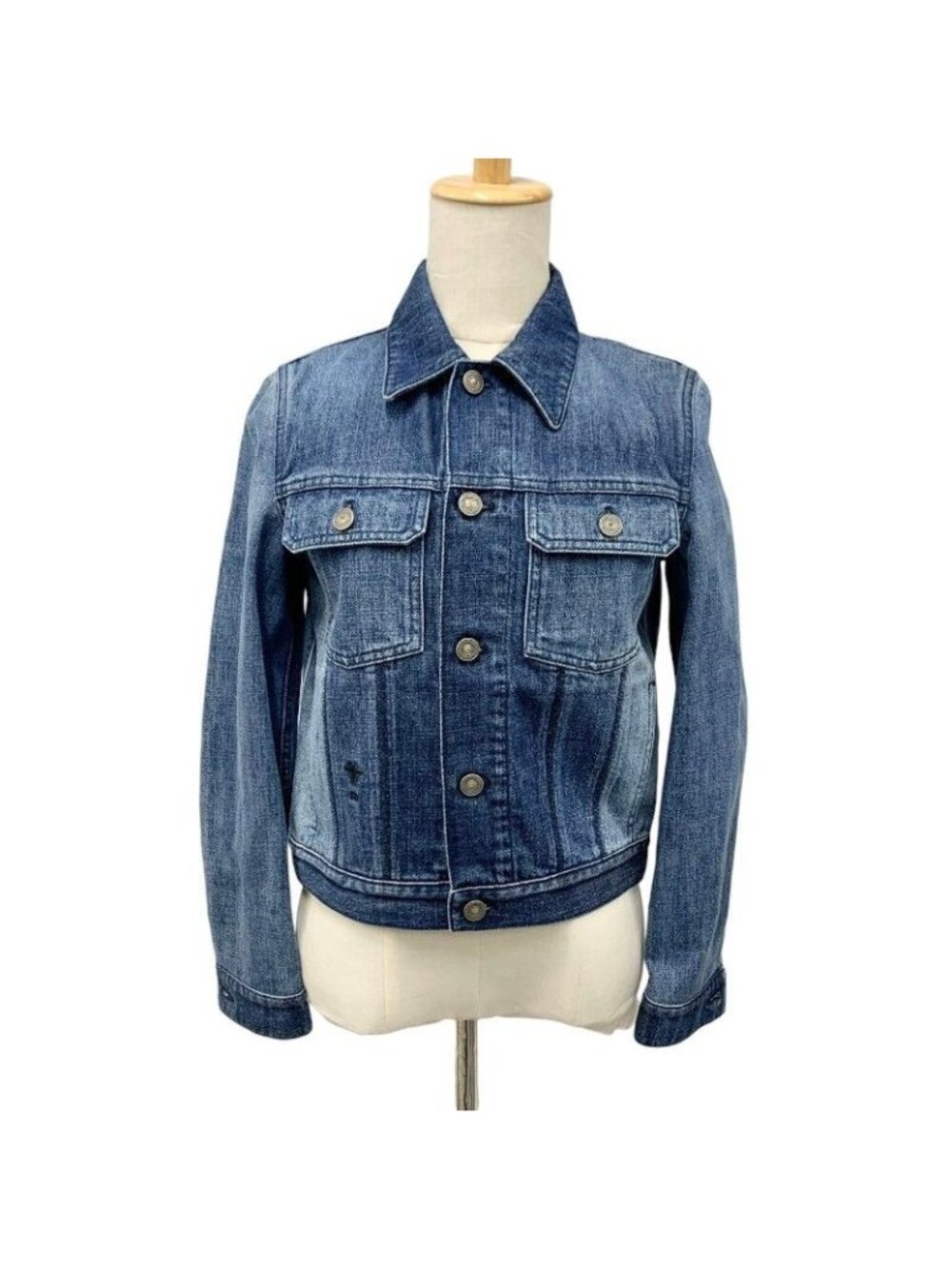 Dior Cotton Denim Blue Logo Jacket